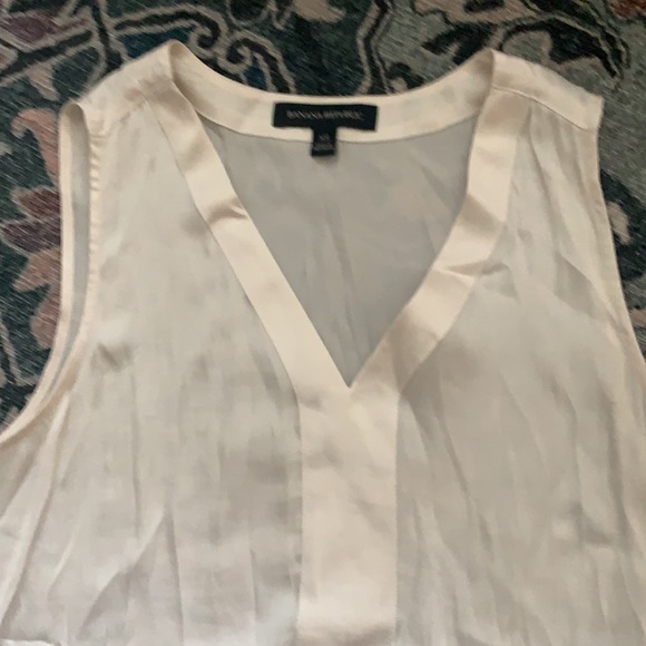 Banana Republic Cream Shirt XS - Picture 3 of 4
